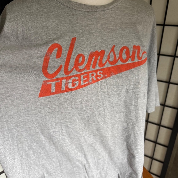 Clemson Tigers T-Shirt Women's XL Grey - Picture 3 of 6